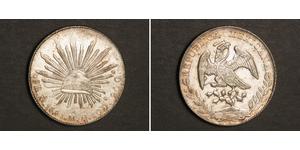 8 Real Estados Unidos Mexicanos (1846 - 1863) Plata 