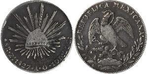 8 Real Estados Unidos Mexicanos (1846 - 1863) Plata 