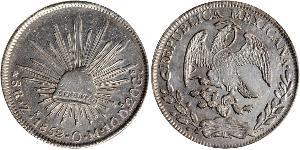 8 Real Estados Unidos Mexicanos (1846 - 1863) Plata 