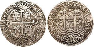 8 Real Imperio español (1700 - 1808) Plata Carlos II de España (1661-1700)