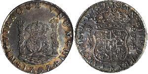 8 Real Perú Plata Carlos III de España (1716 -1788)