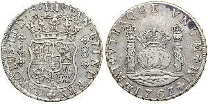 8 Real Perú Plata Carlos III de España (1716 -1788)