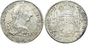 8 Real Virreinato de Nueva España (1519 - 1821) Plata Carlos III de España (1716 -1788)
