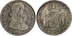 8 Real Virreinato de Nueva España (1519 - 1821) Plata Fernando VII de España (1784-1833)