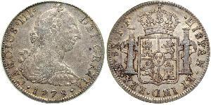 8 Real Virreinato de Nueva España (1519 - 1821) Plata Carlos III de España (1716 -1788)