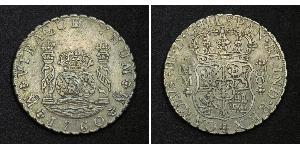 8 Real Virreinato de Nueva España (1519 - 1821) Plata Carlos III de España (1716 -1788)