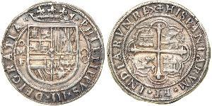 8 Real Virreinato de Nueva España (1519 - 1821) Plata Felipe III de España (1578-1621)