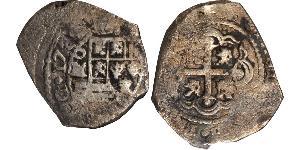 8 Real Virreinato de Nueva España (1519 - 1821) Plata Felipe V de España (1683-1746)