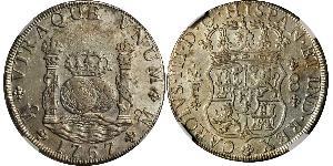 8 Real Virreinato de Nueva España (1519 - 1821) Plata Carlos III de España (1716 -1788)