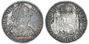8 Real Virreinato de Nueva España (1519 - 1821) Plata Carlos III de España (1716 -1788)