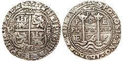 8 Real Bolivien / Vizekönigreich Peru (1542 - 1824) Silber Philip IV. von Spanien (1605 -1665)