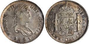 8 Real Kaiserreich Mexiko (1821 - 1823) Silber Ferdinand VII. von Spanien (1784-1833)
