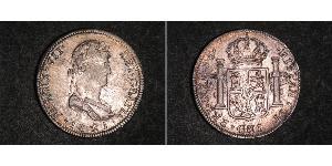 8 Real Kaiserreich Mexiko (1821 - 1823) Silber Ferdinand VII. von Spanien (1784-1833)