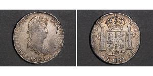 8 Real Kaiserreich Mexiko (1821 - 1823) Silber Ferdinand VII. von Spanien (1784-1833)