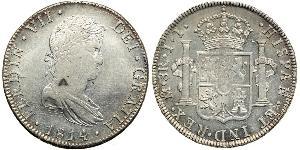 8 Real Kaiserreich Mexiko (1821 - 1823) Silber Ferdinand VII. von Spanien (1784-1833)
