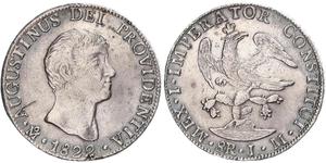 8 Real Kaiserreich Mexiko (1821 - 1823) Silber 