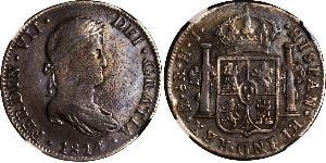 8 Real Kaiserreich Mexiko (1821 - 1823) Silber Ferdinand VII. von Spanien (1784-1833)
