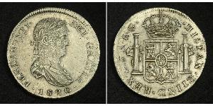 8 Real Kaiserreich Mexiko (1821 - 1823) Silber Ferdinand VII. von Spanien (1784-1833)