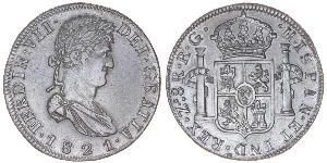 8 Real Kaiserreich Mexiko (1821 - 1823) Silber Ferdinand VII. von Spanien (1784-1833)