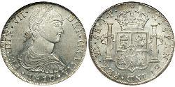 8 Real Peru Silber Ferdinand VII. von Spanien (1784-1833)