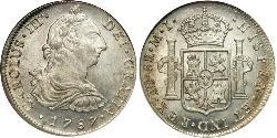 8 Real Peru Silber Karl III. von Spanien (1716 -1788)