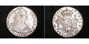 8 Real Peru Silber Karl IV (1748-1819)
