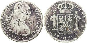 8 Real Peru Silber Karl IV (1748-1819)