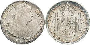 8 Real Peru Silber Karl IV (1748-1819)
