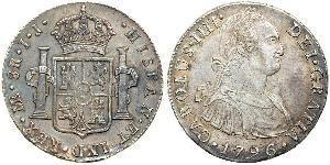 8 Real Peru Silber Karl IV (1748-1819)