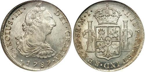 8 Real Peru Silber Karl III. von Spanien (1716 -1788)