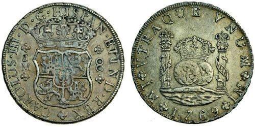 8 Real Peru Silber Karl III. von Spanien (1716 -1788)