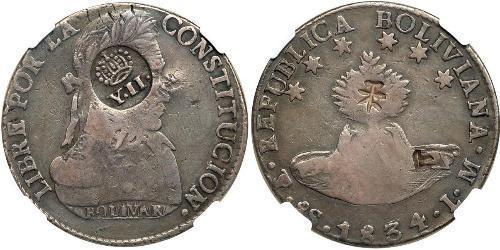 8 Real Philippinen Silber 