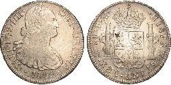 8 Real Vizekönigreich Neuspanien (1519 - 1821) Silber Karl IV (1748-1819)