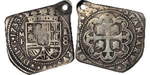 8 Real Vizekönigreich Neuspanien (1519 - 1821) Silber Philip V von Spanien (1683-1746)