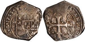 8 Real Vizekönigreich Neuspanien (1519 - 1821) Silber Philip V von Spanien (1683-1746)
