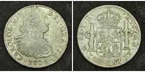 8 Real Vizekönigreich Neuspanien (1519 - 1821) Silber Karl IV (1748-1819)