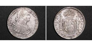 8 Real Vizekönigreich Neuspanien (1519 - 1821) Silber Karl IV (1748-1819)