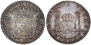 8 Real Vizekönigreich Neuspanien (1519 - 1821) Silber Karl III. von Spanien (1716 -1788)