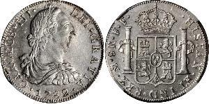 8 Real Vizekönigreich Neuspanien (1519 - 1821) Silber Karl III. von Spanien (1716 -1788)