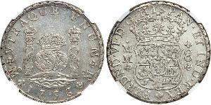 8 Real Vizekönigreich Neuspanien (1519 - 1821) Silber Ferdinand VI. von Spanien (1713-1759)