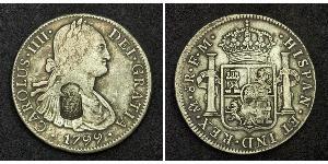8 Real Vizekönigreich Neuspanien (1519 - 1821) Silber Karl IV (1748-1819)