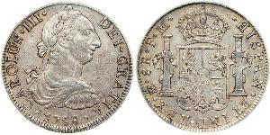 8 Real Vizekönigreich Neuspanien (1519 - 1821) Silber Karl III. von Spanien (1716 -1788)