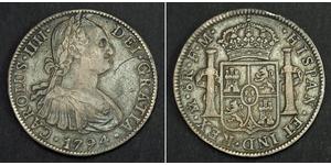 8 Real Vizekönigreich Neuspanien (1519 - 1821) Silber Karl IV (1748-1819)