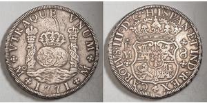 8 Real Vizekönigreich Neuspanien (1519 - 1821) Silber Karl III. von Spanien (1716 -1788)