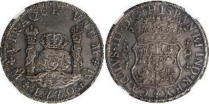8 Real Vizekönigreich Neuspanien (1519 - 1821) Silber Karl III. von Spanien (1716 -1788)