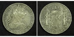 8 Real Vizekönigreich Neuspanien (1519 - 1821) Silber Karl III. von Spanien (1716 -1788)