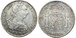 8 Real Vizekönigreich Neuspanien (1519 - 1821) Silber Karl III. von Spanien (1716 -1788)