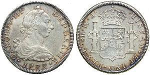 8 Real Vizekönigreich Neuspanien (1519 - 1821) Silber Karl III. von Spanien (1716 -1788)