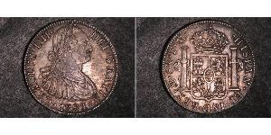 8 Real Vizekönigreich Neuspanien (1519 - 1821) Silber Karl IV (1748-1819)