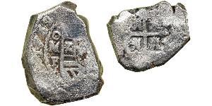 8 Real Vizekönigreich Neuspanien (1519 - 1821) Silber Philip V von Spanien (1683-1746)